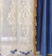 土耳其进口成品3米宽刺绣纱白纱，蕾丝纱