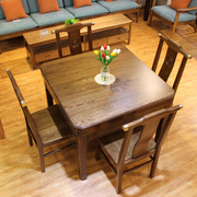 水曲柳实木新中式方桌八仙桌，棋牌桌多功能，餐桌长方形饭桌折叠圆桌