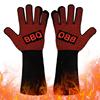 阻燃烧烤500-800度防烫微波炉烤箱，bbq消防防火隔热作业手套