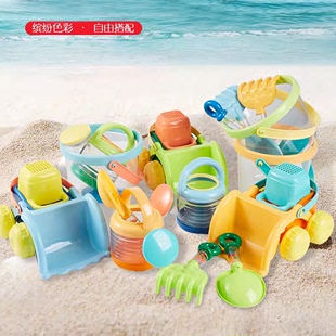 Toyroyal日本皇室儿童沙滩玩沙戏水玩具宝宝挖沙铲子塑料水桶套装
