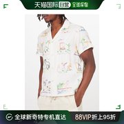 香港直邮bode男士nurseryrhyme刺绣棉质衬衫