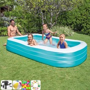 出口欧美加厚3米大号戏水游泳池 intex别墅成人儿童冲气水池