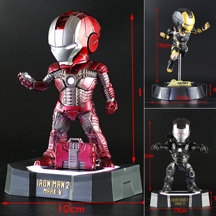 复仇者联盟3钢铁侠，模型手办ironman，托尼正版发光底座战争机器