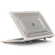 适用苹果笔记本macbook pro air13 14 15 16 防摔盔甲保护壳