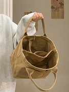 2022日系乐天帆布包女士便当，包超火便携手提饭盒，包袋休闲餐包
