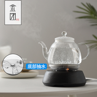 智能电热水壶自动上水快壶家用保温一体烧水茶壶底部抽水式煮水壶