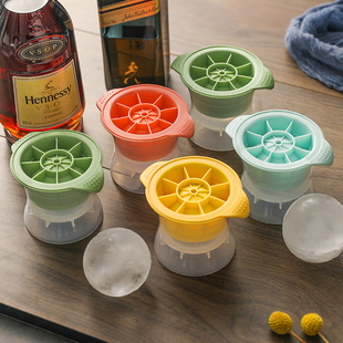 威士忌大冰球模具 土星咖啡制冰器圆形冰格 做冰块家用无气泡透明