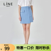 line女装韩国商场同款夏季职业正装半身裙awskkd6000