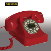 厂仿古欧式复古转盘式拨号老式按键来电显示怀旧装饰插卡电话机销