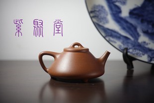 子冶石瓢紫砂壶宜兴原矿降坡泥功夫茶壶精工手工泡茶壶中式茶具