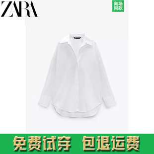za8275952秋季女装牛津衬衫白衬衫08275952250
