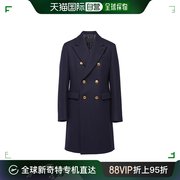99新未使用香港直邮prada普拉达男士双排，扣羊毛大衣sgc39