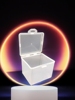 四方塑料盒子透明收纳盒，翻盖式迷你小号，盒方形零件盒抽屉式小盒子