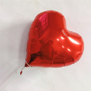爱心铝膜铝箔广告气球，定制印字logo印刷心形订做宣传布置汽球