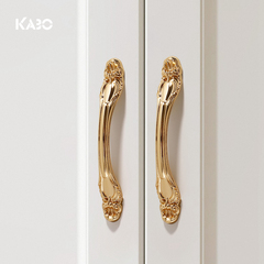 KABO黄铜拉手真金色欧式