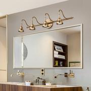 美式镜前灯卫生间led镜灯复古北欧灯具防水镜柜洗手间浴室灯壁灯