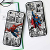 蜘蛛侠超人6s适用xsmax手机壳，8plus磨砂iphone7软壳5se漫画xr全包