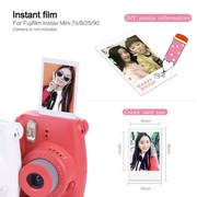 Genuine Fujifilm Instax Mixni 8 9 Film 60 200 Sheet Fujifilm