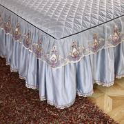 欧式蕾丝加厚床裙床罩单件床盖席梦丝保护套防滑床单夏季1.51.8米