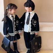 儿童学院风套装jk制服三件套2024春秋男女童幼儿园园服女宝宝