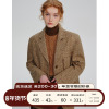 立减英伦风羊毛西装外套女秋冬设计感单排扣毛呢大衣