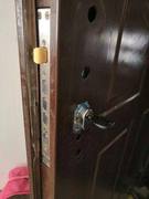 家用门锁防盗门拉手套装全铜锁芯锁体加厚把手通用型大门入户门锁