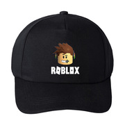 roblox帽子黑粉棒球帽，游戏周边鸭舌帽，学生韩版遮阳帽男女棒球帽