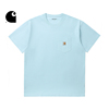 carharttwip短袖t恤男装，春季经典logo标签口袋宽版卡哈特