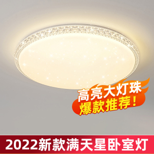 卧室灯2024年网红led吸顶灯房间，灯创意主卧灯饰现代简约灯具