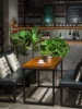 工业风休闲厅做旧桌椅组合酒吧吧美式复古咖啡厅卡座沙发铁艺西餐