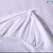 松紧纯白色素色床笠床垫保护罩全包床单固定防滑床罩床套防尘套