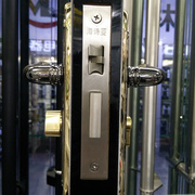 中式欧式木门把手锁室内卧室太钛黑金色房门锁卫生间执手锁具