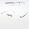 IFITI 意形钛眼镜架F3197W5600女款超轻无框记忆钛可配镜近视镜框