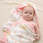 纯棉6层婴儿被包被春秋，夏季抱被新生儿，盖毯子纱布包巾儿童浴巾单