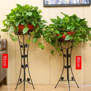 欧式花架铁艺室内客厅家用多层落地式花盆架绿萝花篮架加厚款