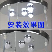 3W5WLED灯泡客厅水晶吊灯灯珠家用橱柜过道走廊机械床工作灯220V