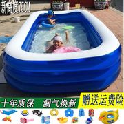 儿童充气游泳池超大号家用成人戏，水池婴儿小孩，游泳桶加厚海洋球池
