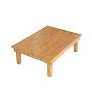 楠竹折叠炕桌榻榻米桌子飘窗饭桌正方形实木质方桌小茶几矮桌炕几