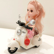 声光惯性摩托车儿童闪光音效，电摩脚踏板娃娃，三轮车小汽车模型玩具