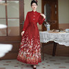 大码红色敬酒服新娘，高级感2024新中式，订婚旗袍马面裙套装女装