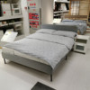 国内宜家斯拉图床架现代简约双人床软包欧式IKEA家居