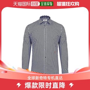 香港直邮潮奢moschino莫斯奇诺男士男士，棉质衬衫r70w650-253