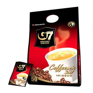 越南进口中原g7原味三合一速溶香，浓咖啡800g装50小包