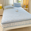 大豆纤维夹棉裙式床笠三件套1.5米1.8x2全包围床垫，保护罩加厚床罩