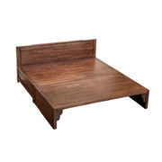 新中式实木罗汉床弥勒榻客厅箱体多功能沙发床1.5米1.8推拉小户型