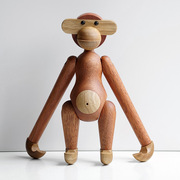 网红丹麦猴子北欧装饰动物创意挂件摆件家用家居洞洞板置物架配件