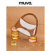 MUVA高级感名媛手提包女 链条斜挎包气质撞色单肩小方包2023