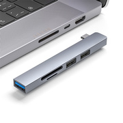 macbook air笔记本typec多接口直插扩展坞适用于苹果macbookpro电脑usb-c拓展坞侧边usb分线器u盘键鼠转接头