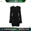 香港直邮balmain女士，连衣裙黑色yf0r8012kc82-0pa