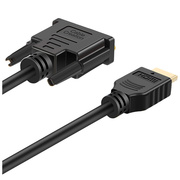 HDMI转DVI（24+5）转换线1080P高清双向互转线电脑连接投影线5米